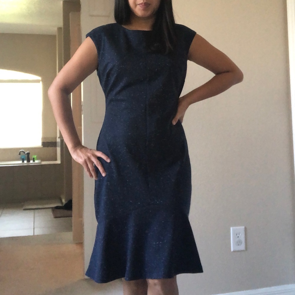 Ann Taylor Midi Dress with Mermaid Tail